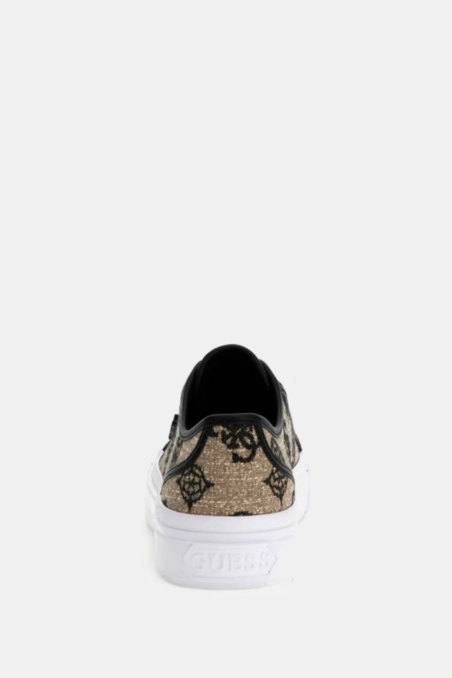 Guess Jelexa 4G ve Peony Logolu Sneaker Siyah