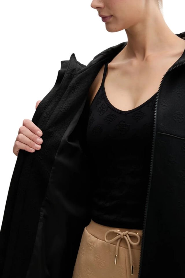 Guess Activewear Normal Kesim Kadın Ceket Siyah