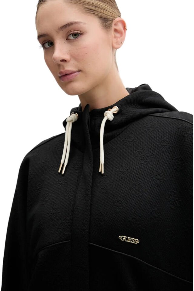 Guess Activewear Normal Kesim Kadın Ceket Siyah