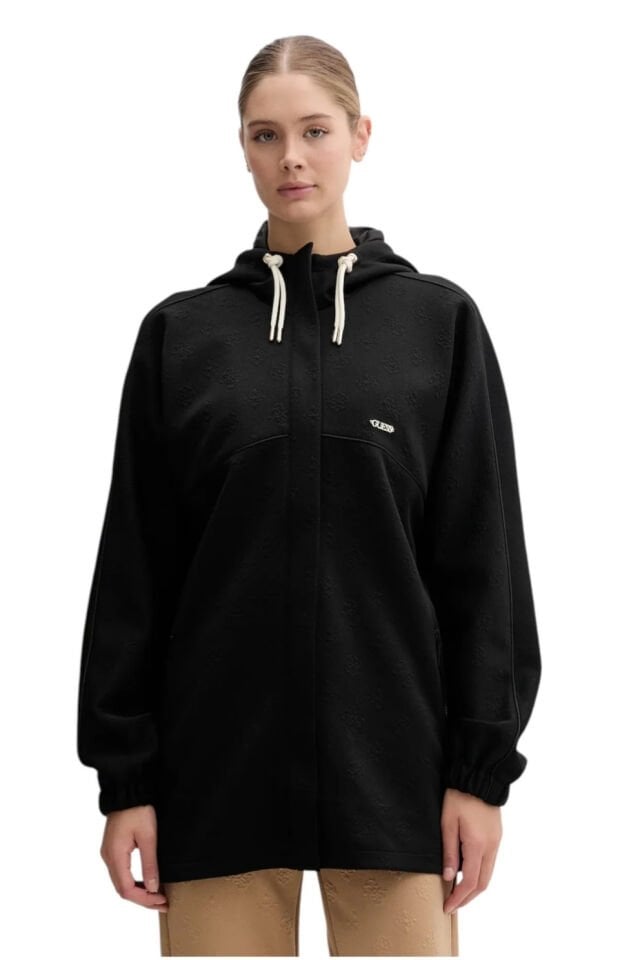 Guess Activewear Normal Kesim Kadın Ceket Siyah