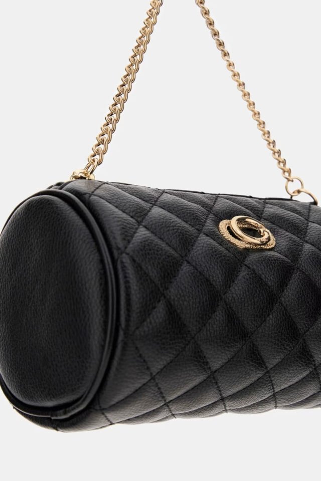 Guess Zincir Saplı Makyaj Çantası Siyah