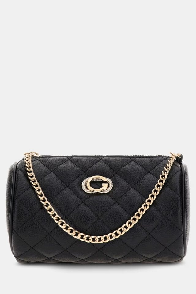 Guess Zincir Saplı Makyaj Çantası Siyah
