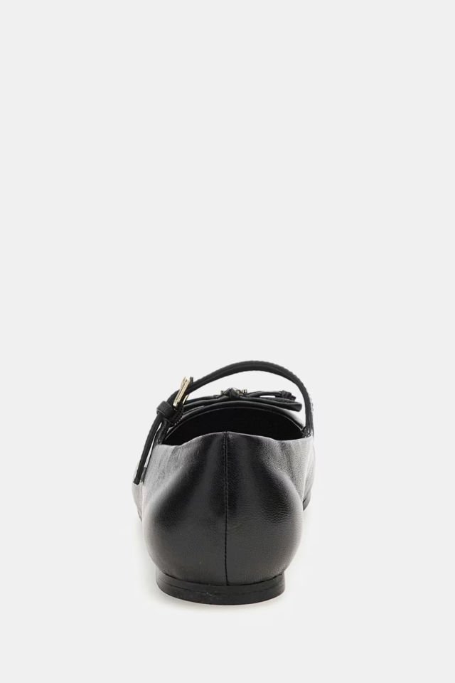 Guess Kayra Hakiki Deri Bale Ayakkabısı Siyah