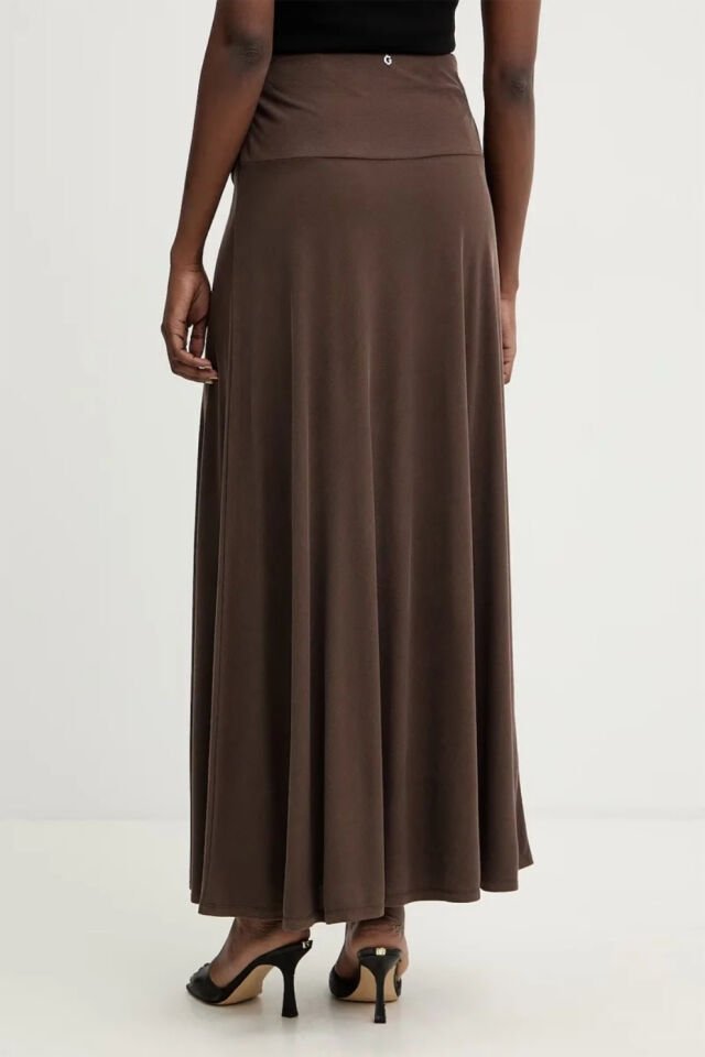 Guess Uzun Milena Taşlı Kadın Kahverengi Etek