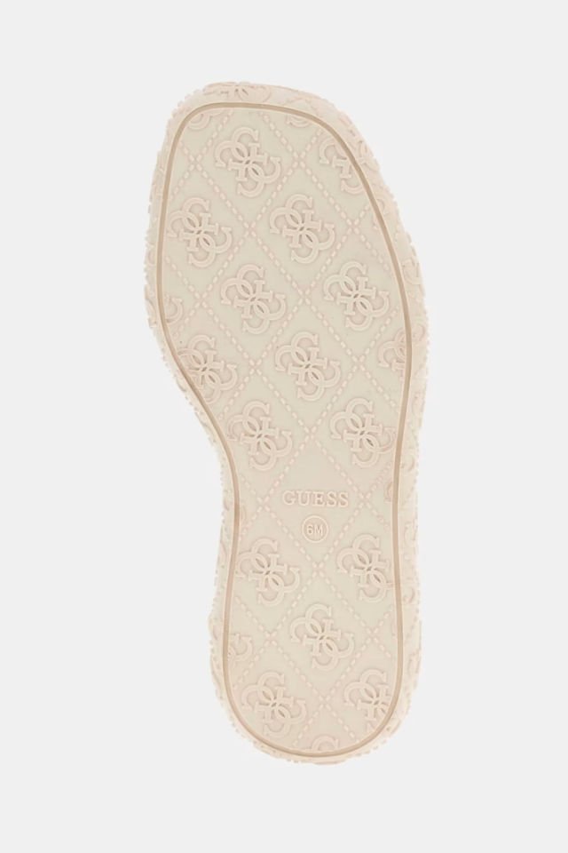 Guess Lanara 4G Logolu Sandalet Krem