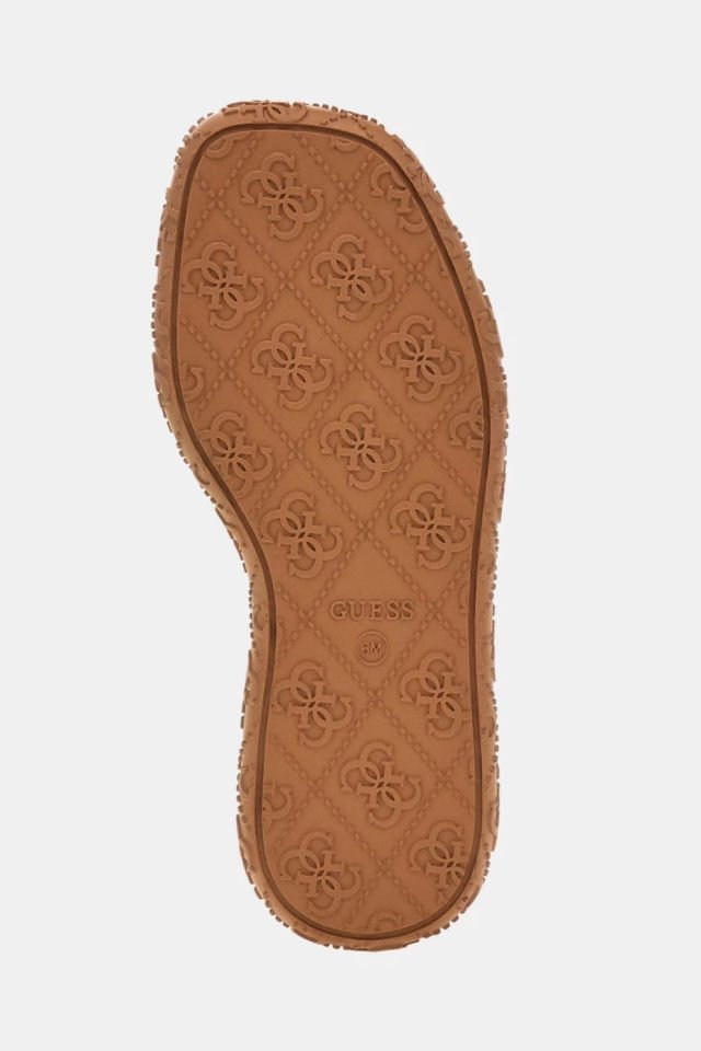 Guess Lode 4G Logolu Sandalet Kahverengi