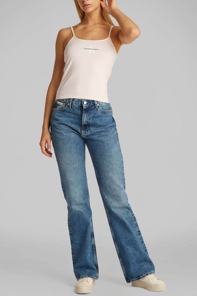 Calvin Klein İnce Monogram Atlet Açık Pembe