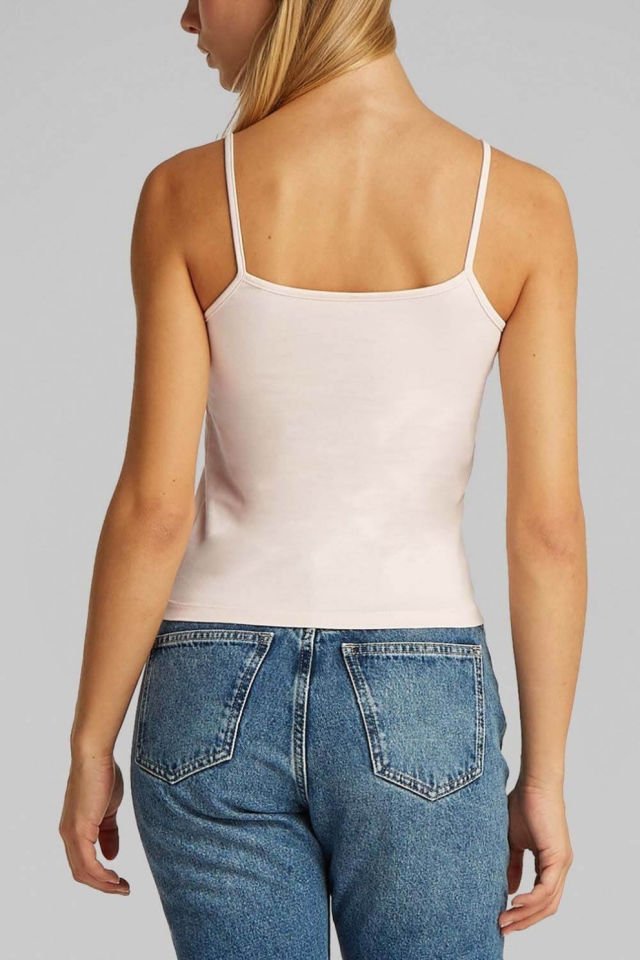 Calvin Klein İnce Monogram Atlet Açık Pembe