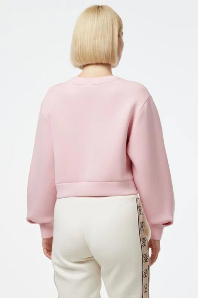 Guess Önde Logolu Kadın Sweatshirt Pembe