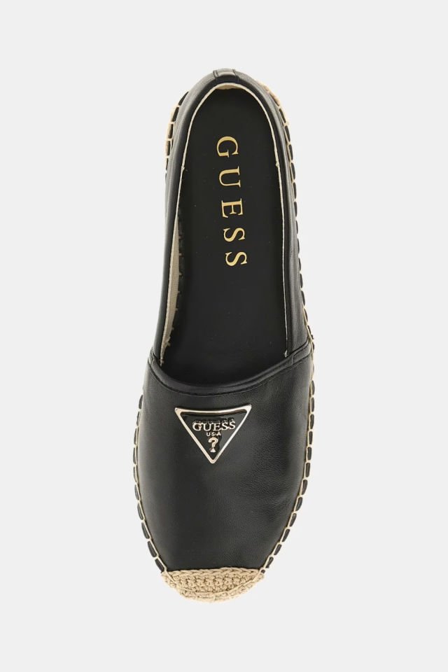 Guess Jolandon Üçgen Logolu Espadril Siyah