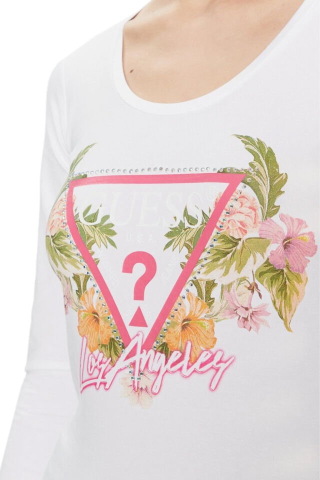 Guess Kadın Bluz Beyaz