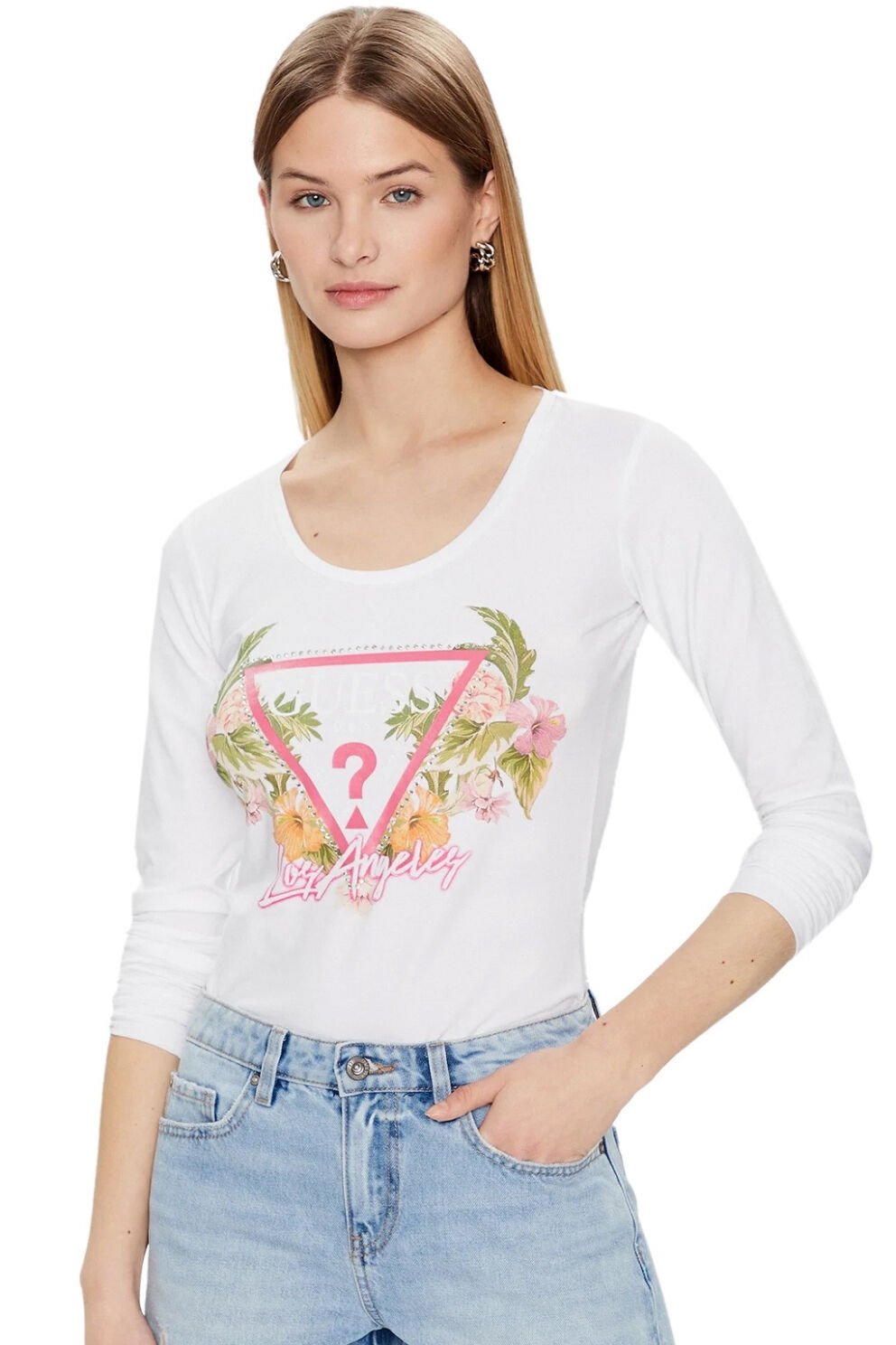 Guess Kadın Bluz Beyaz