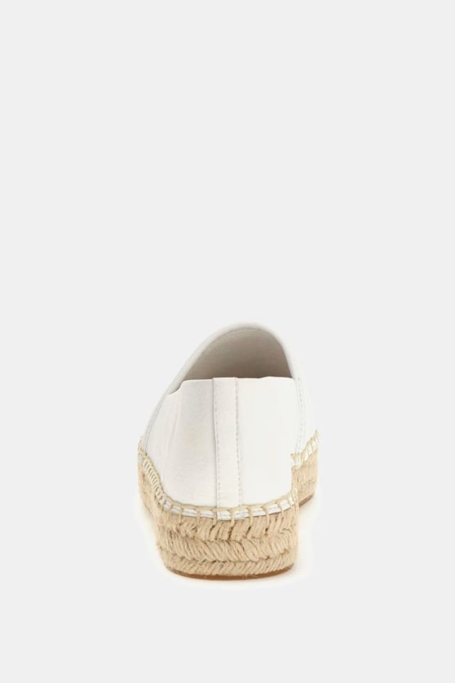 Guess Jolandon Üçgen Logolu Espadril Beyaz