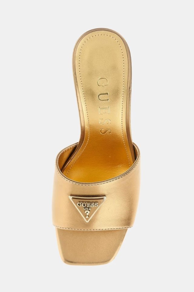 Guess Lusine Lame Sandalet Bronz