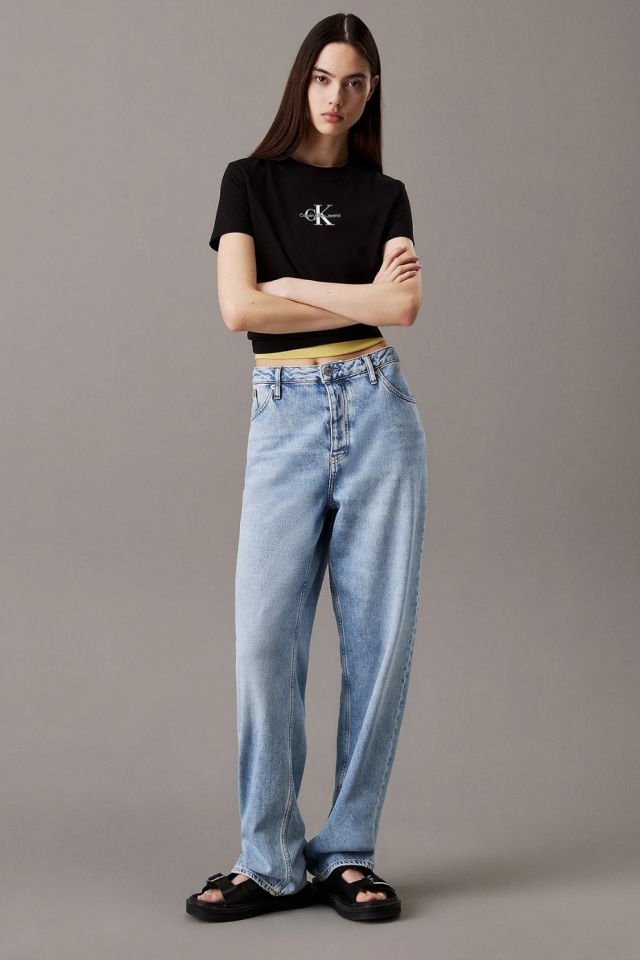 Calvin Klein Monogram Tişört Siyah