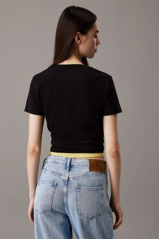 Calvin Klein Monogram Tişört Siyah