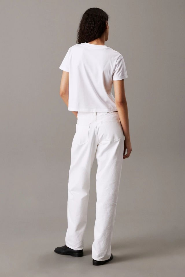 Calvin Klein Monogram Tişört Beyaz