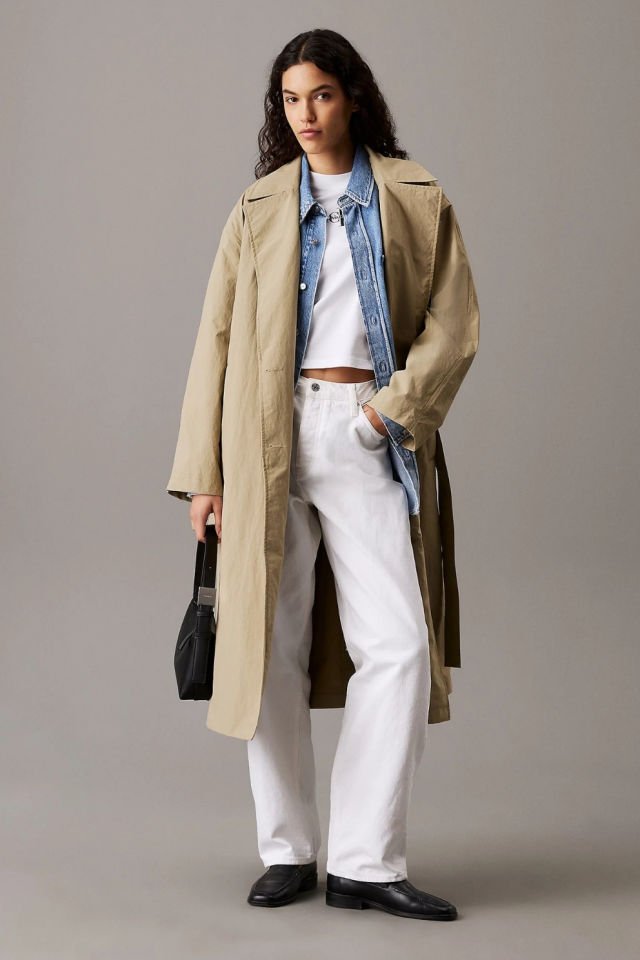 Calvin Klein Monogram Tişört Beyaz