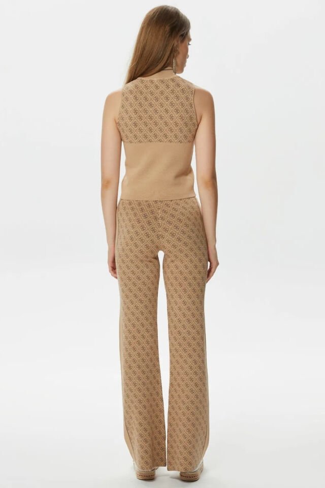 Guess Lise 4G Logo Kadın Kahverengi Süveter