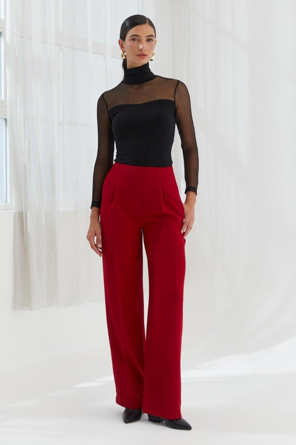 Naar Pantolon Kırmızı