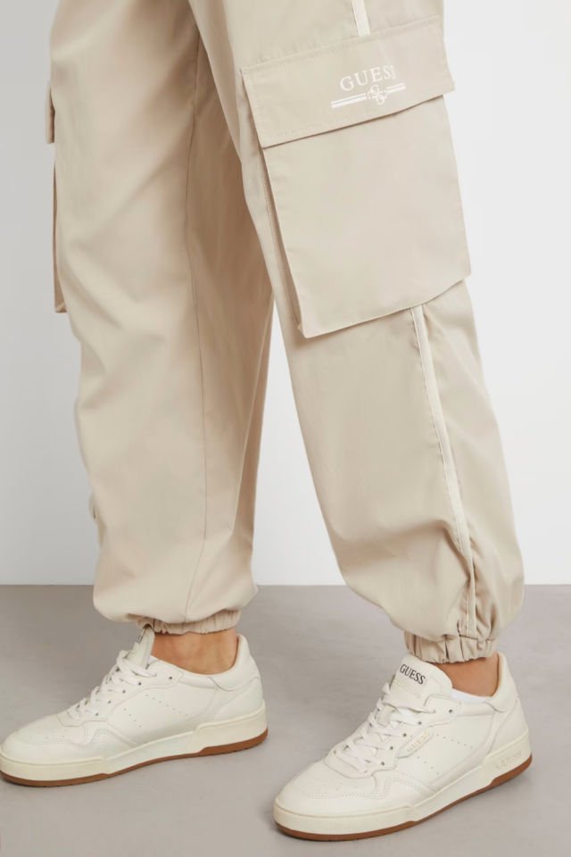 Guess Normal Bel Kargo Pantolon Bej
