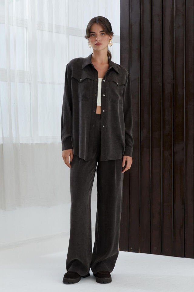 Naar Gömlek Kahverengi