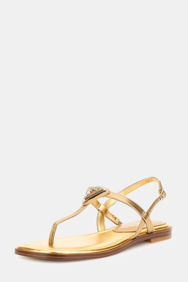 Guess Rainey Lame Parmak Arası Sandalet Bonz