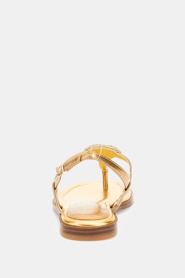 Guess Rainey Lame Parmak Arası Sandalet Bonz