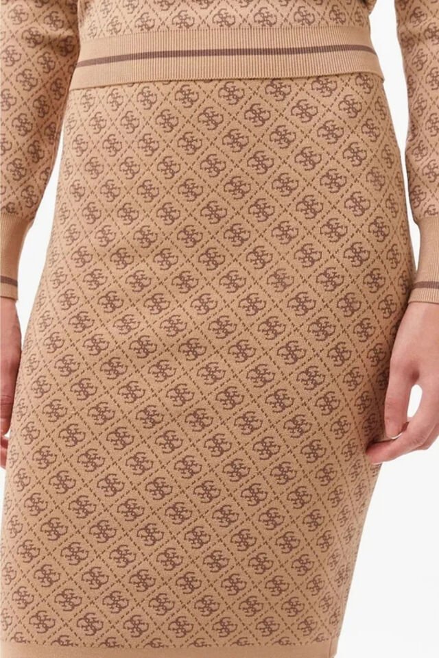 Guess Lise 4g Etek Swtr Etek Kahverengi