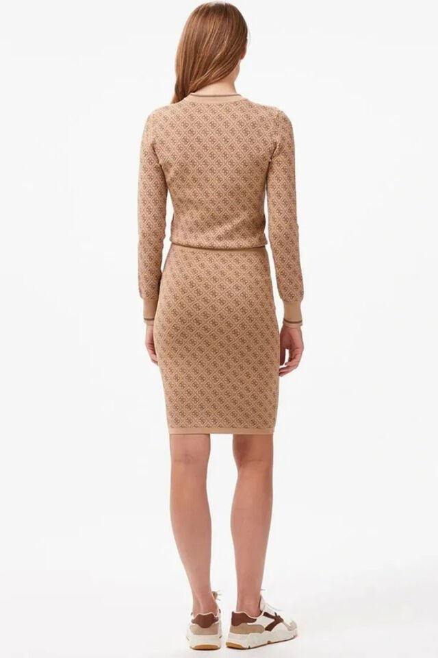 Guess Lise 4g Etek Swtr Etek Kahverengi