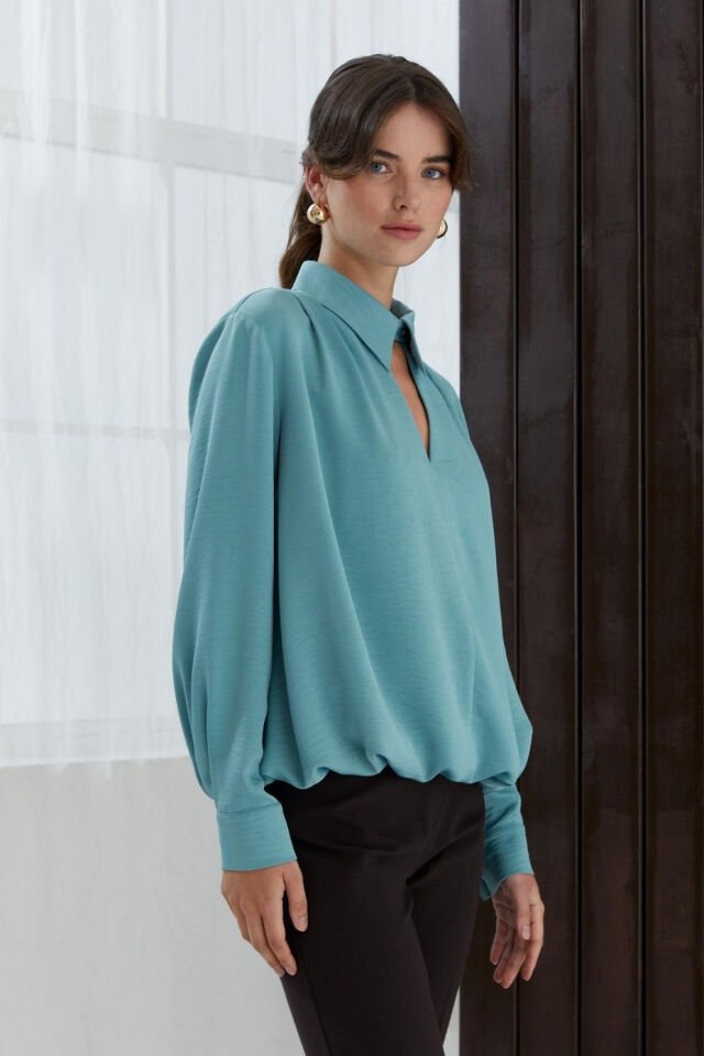 Naar Bluz Turkuaz