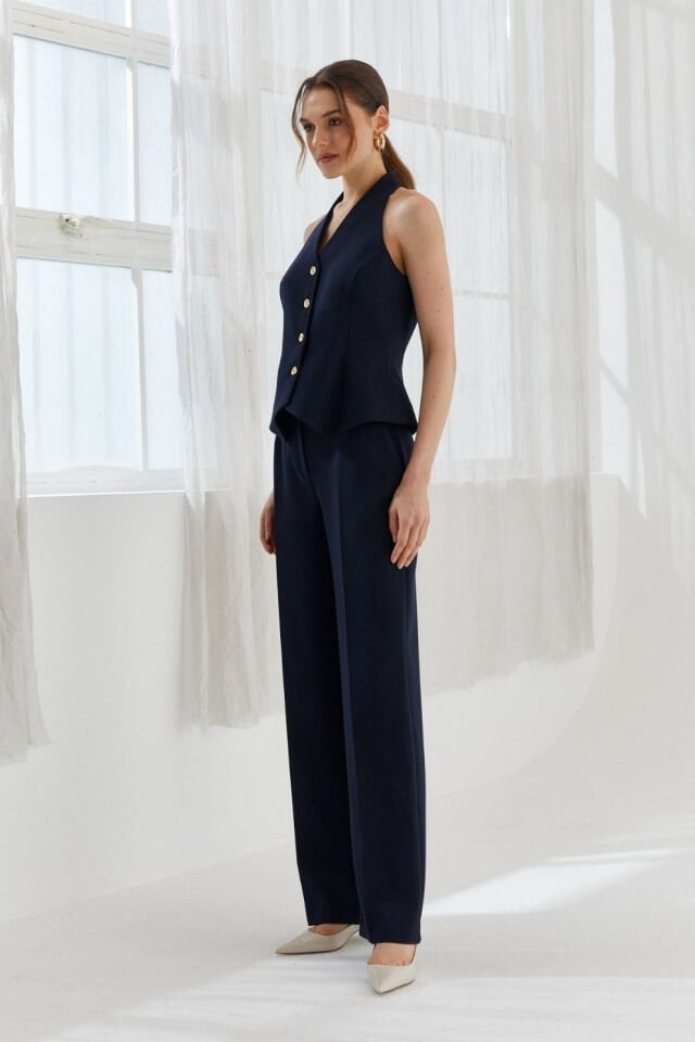 Naar Pantolon Lacivert