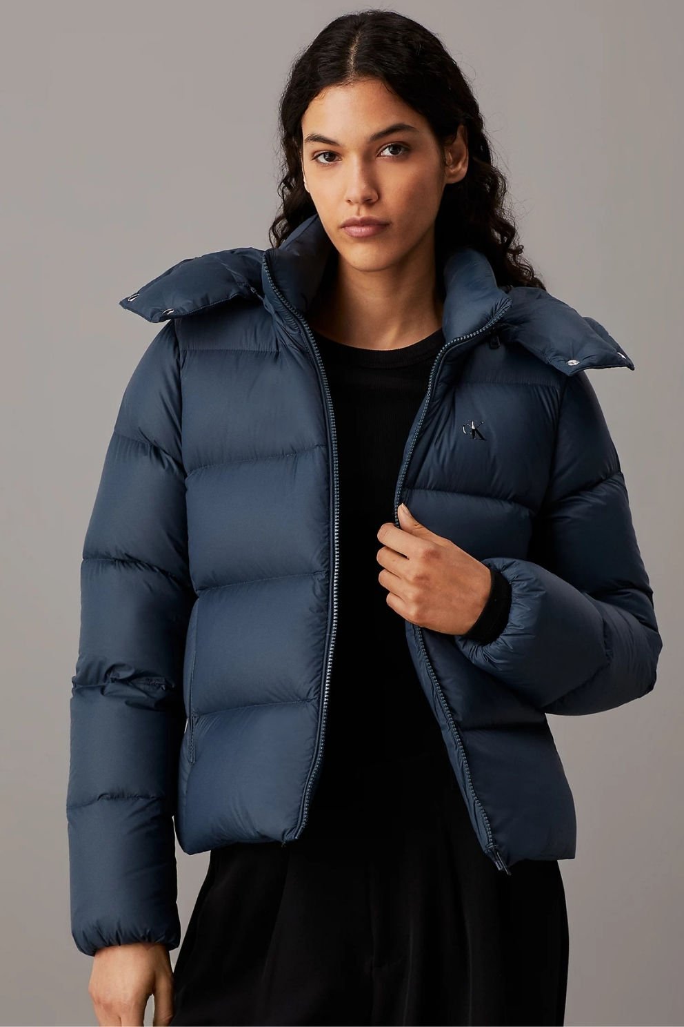 Calvin Klein Şişme Mont Mürekkep Mavisi