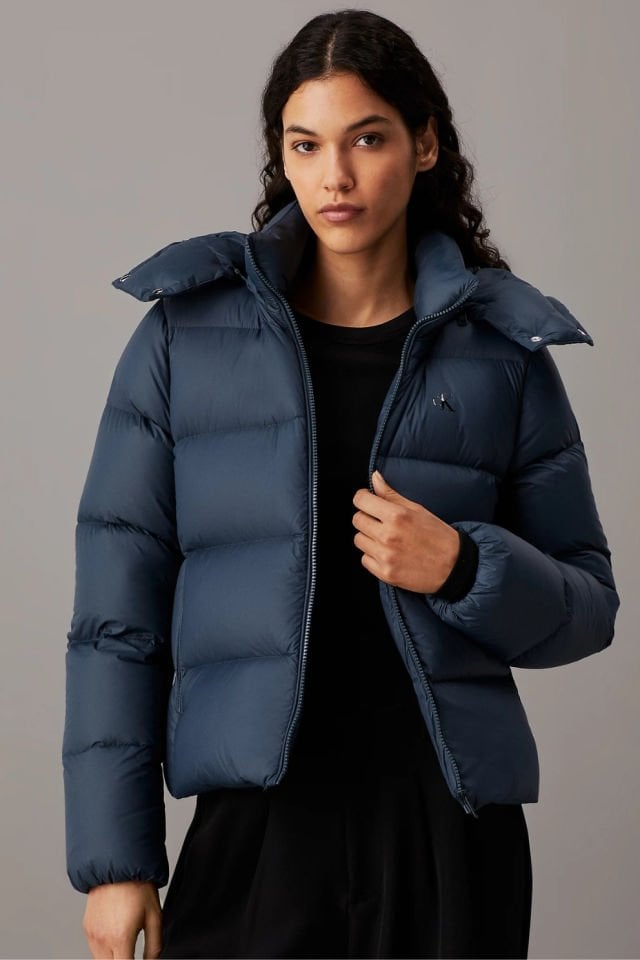 Calvin Klein Şişme Mont Mürekkep Mavisi