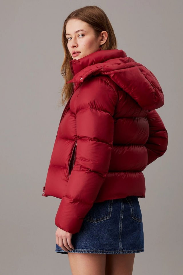 Calvin Klein Şişme Mont Kırmızı