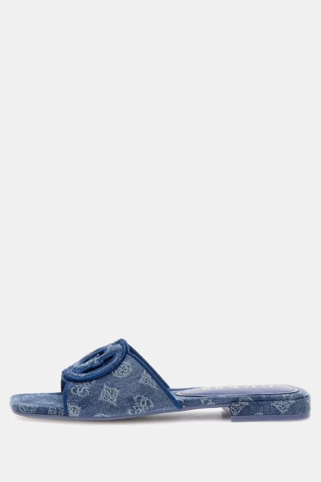 Guess Tarisha 4G ve Peony Logolu Jean Sandalet Mavi