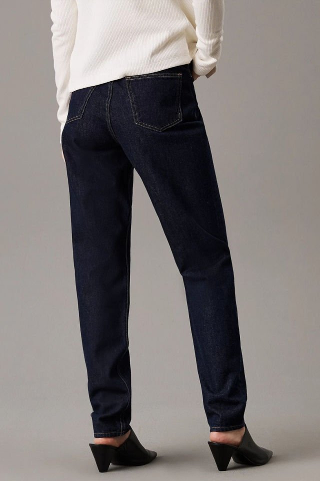 Calvin Klein Jeans Mom Kadın Lacivert Jean
