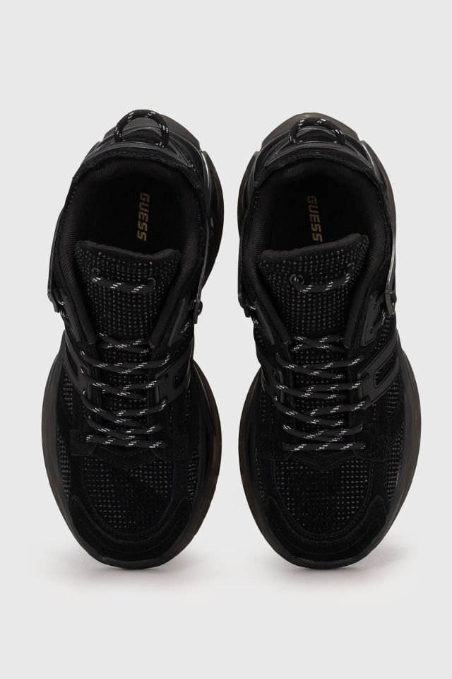 Guess Belluna Taşlı Spor Ayakkabı Siyah 40