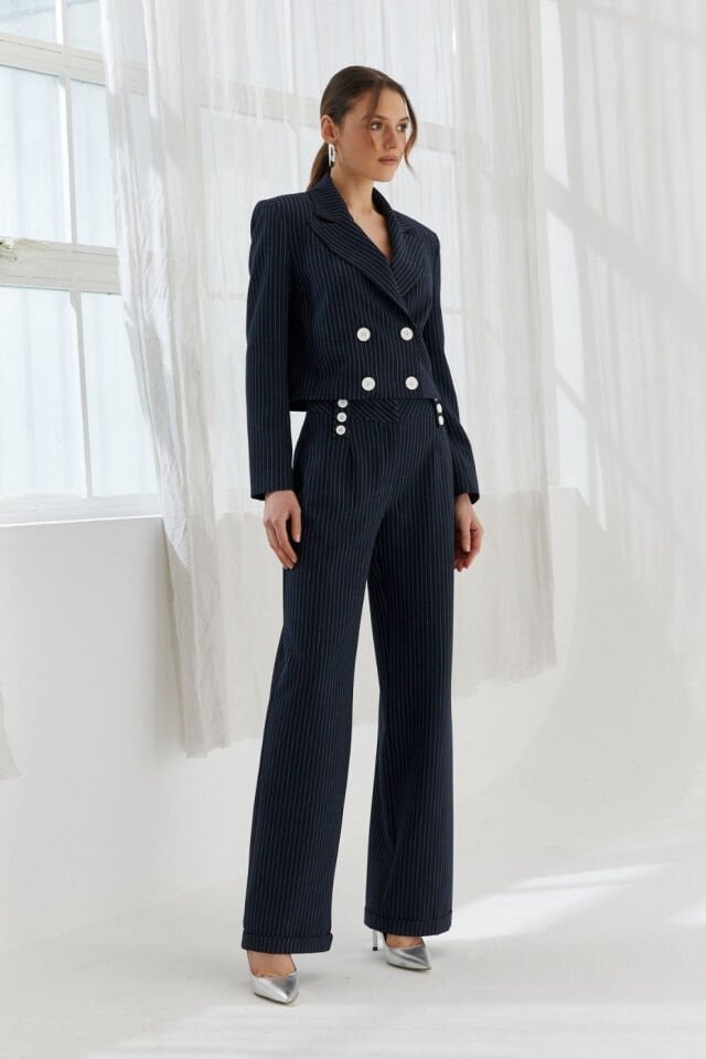 Naar Pantolon Lacivert