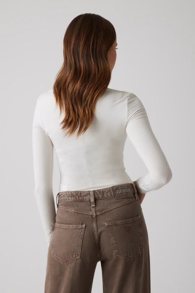 Guess Kadın Bodysuit Ekru
