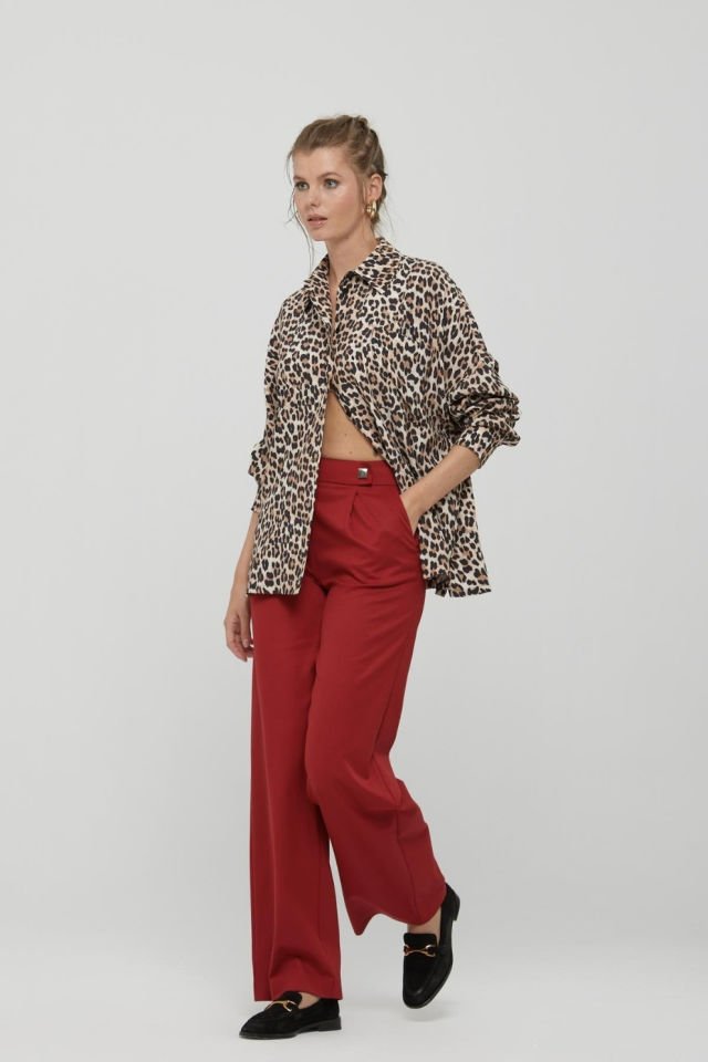 Naar Pantolon Kırmızı