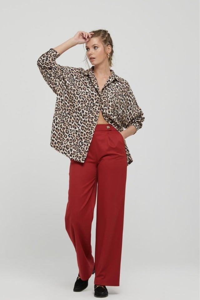 Naar Pantolon Kırmızı