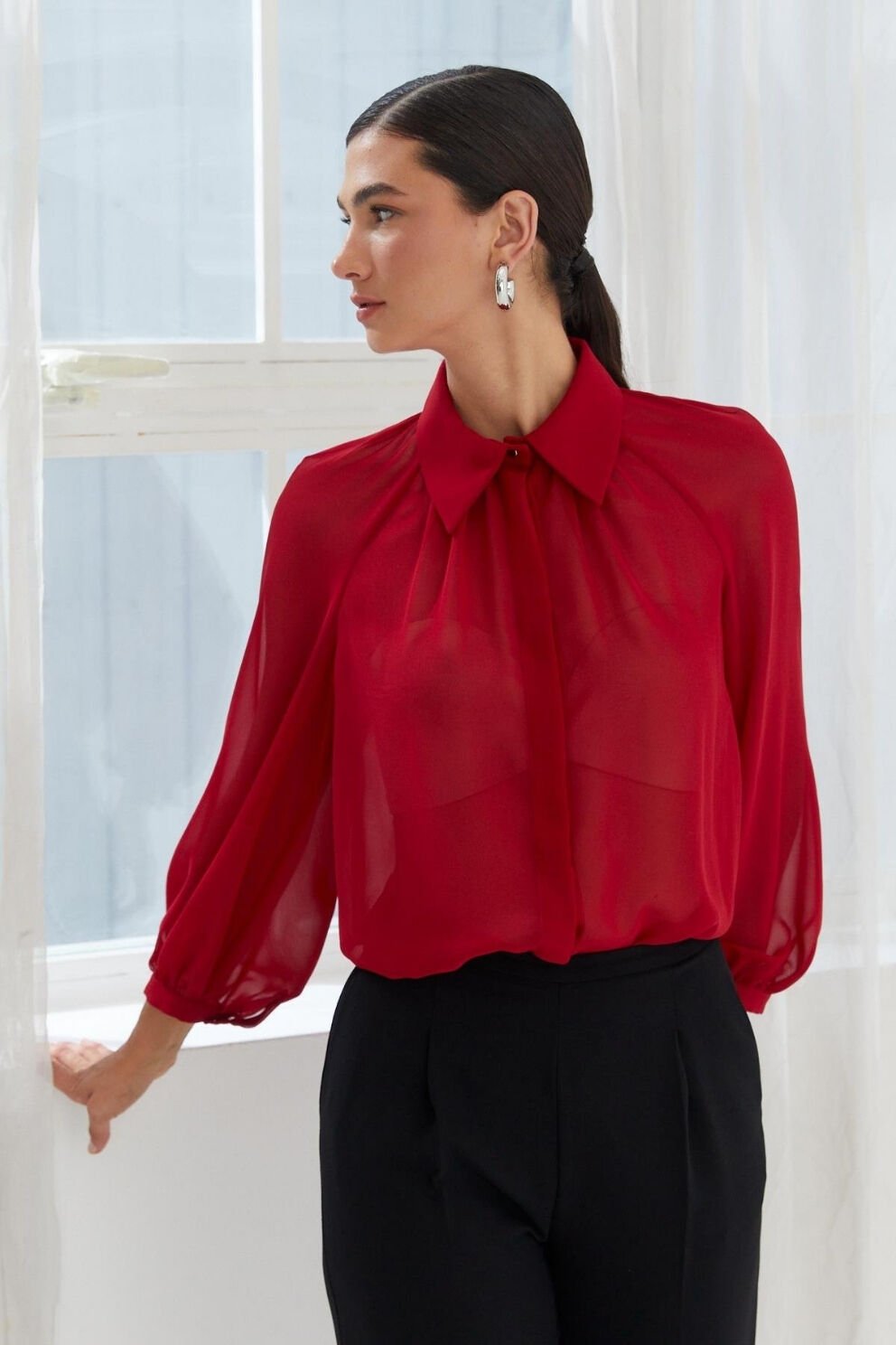 Naar Gömlek Kırmızı