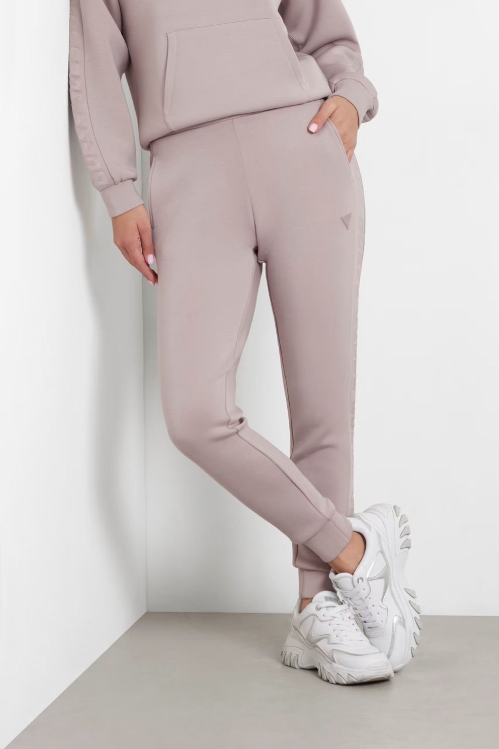 Guess Jogger Pantolon Toz Pembe