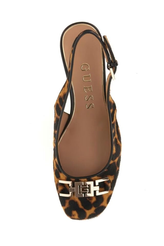 Guess Calidely Hayvan Desenli Topuklu Ayakkabı