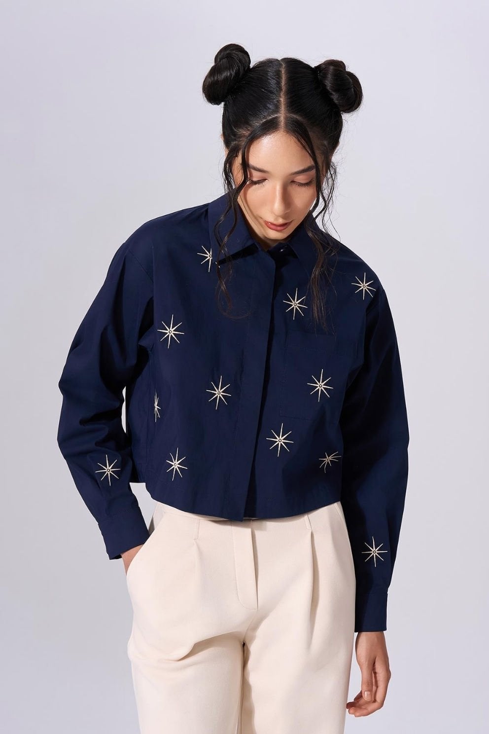 Naar Gömlek Lacivert