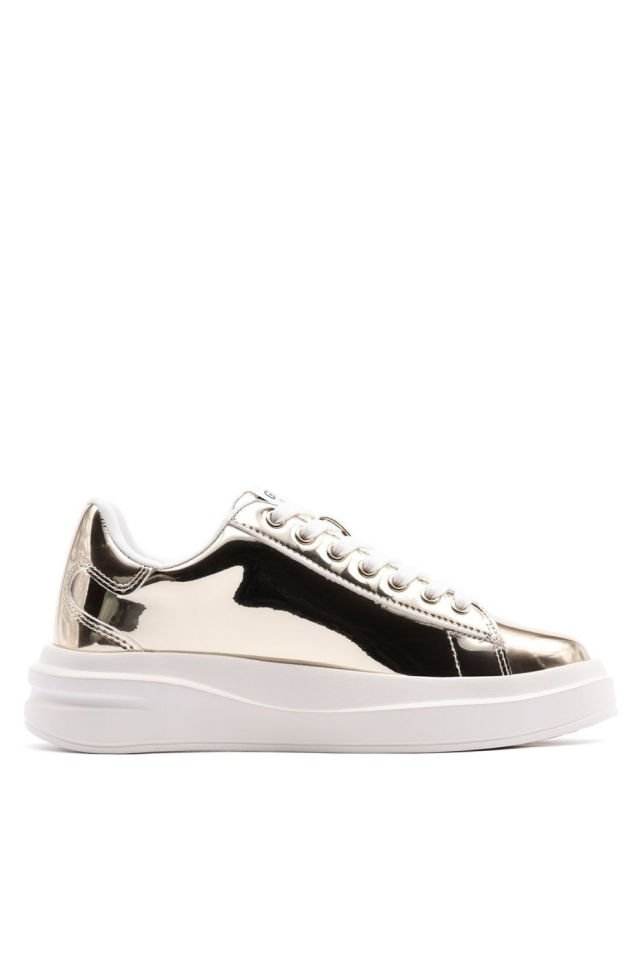 Guess Elbina Lame Sneaker Gold