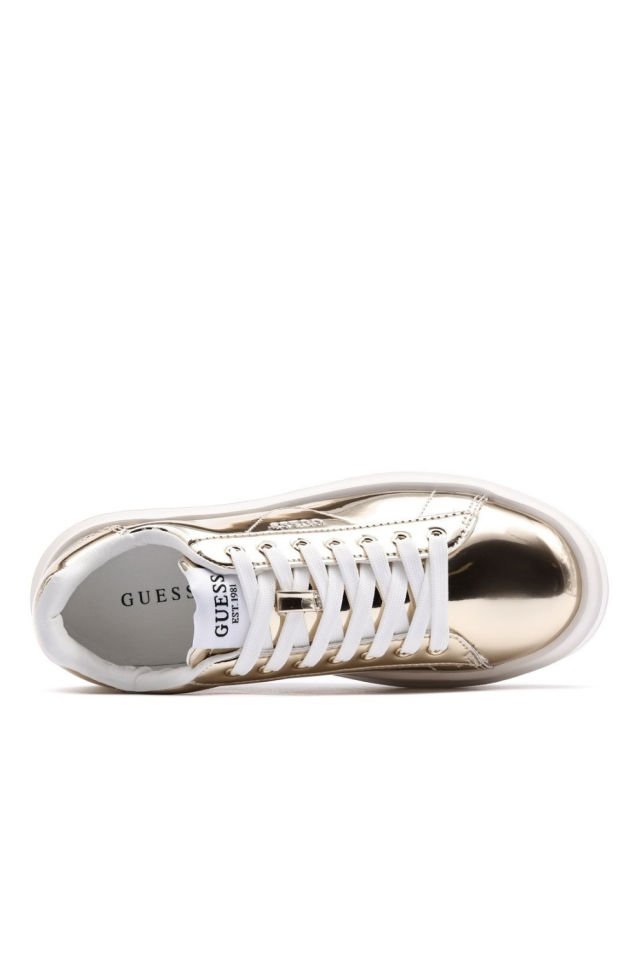 Guess Elbina Lame Sneaker Gold