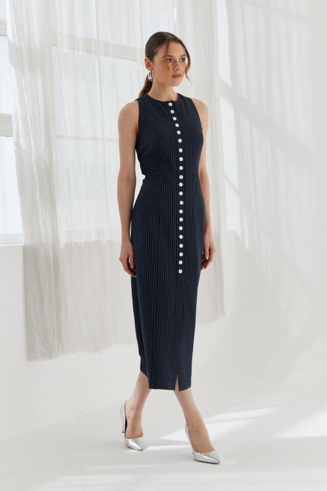 Naar Elbise Lacivert