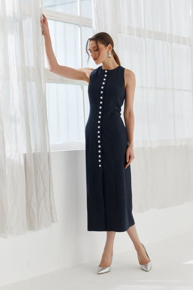 Naar Elbise Lacivert